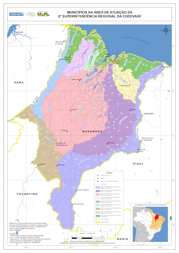 Mapa-Área de atuação da Codevasf na 8ª SR.png