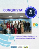 Conquista! Codevasf é premiada com o Selo IIA May Brasil 2024.jpg