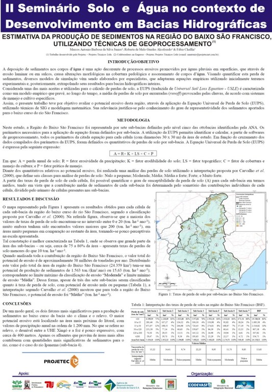 Estimativa da Produção de Sedimentos na Região do Baixo São Francisco Utilizando Técnicas de Geoprocessamento.jpg