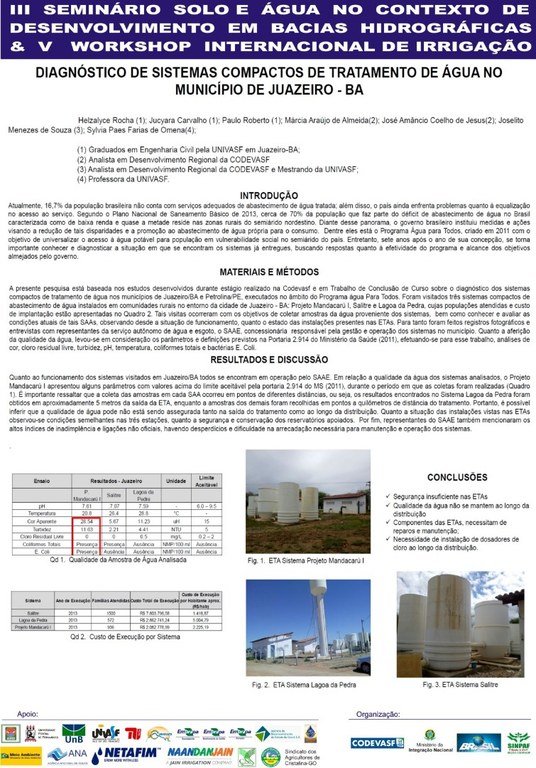 Diagnóstico de sistemas compactos de Tratamento de água no município de Juazeiro-Bahia - Helzalyce Rocha - Univasf.JPG