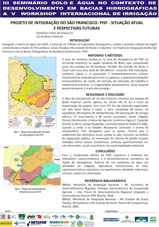 Projeto de integração do São Francisco – Situação atual e perspectivas futuras - Danielson Vieira de Araújo - Codevasf.jpg