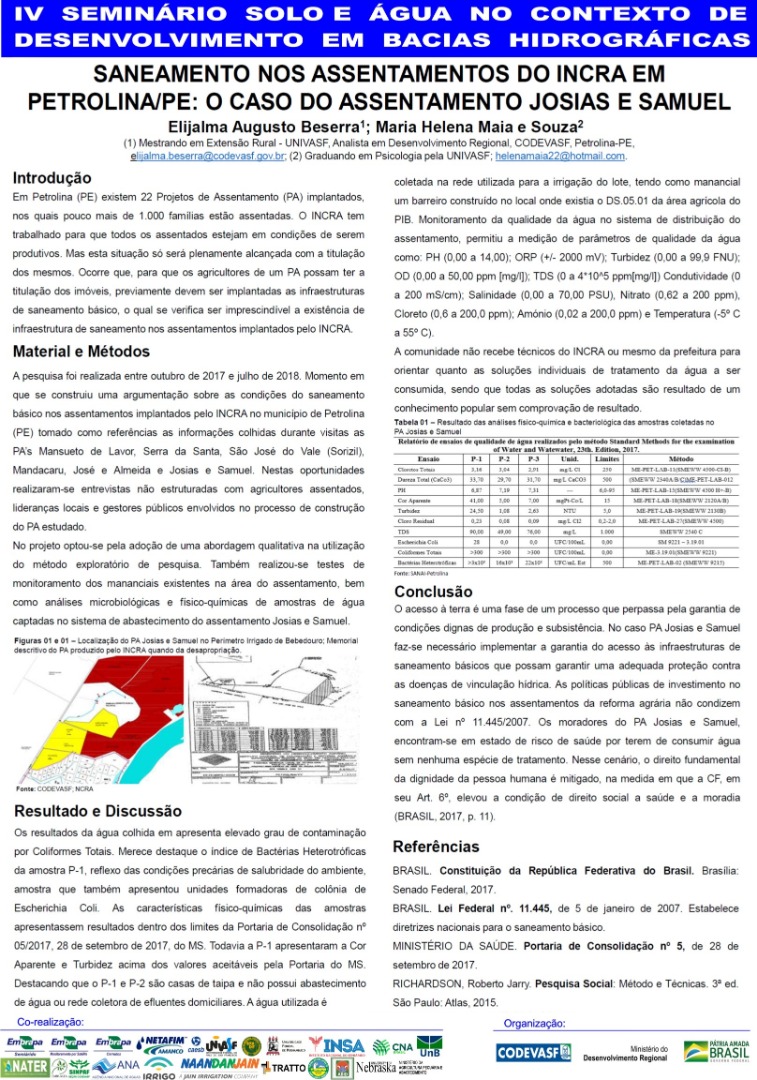 15 - Saneamento nos assentamentos do Incra em PetrolinaPE o caso do assentamento Josias e Samuel.jpg