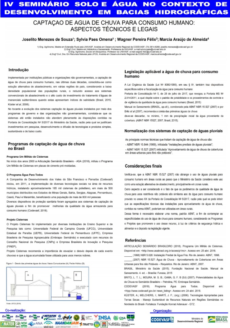 25 - Captação de água de chuva para consumo humano aspectos técnicos e legais.JPG