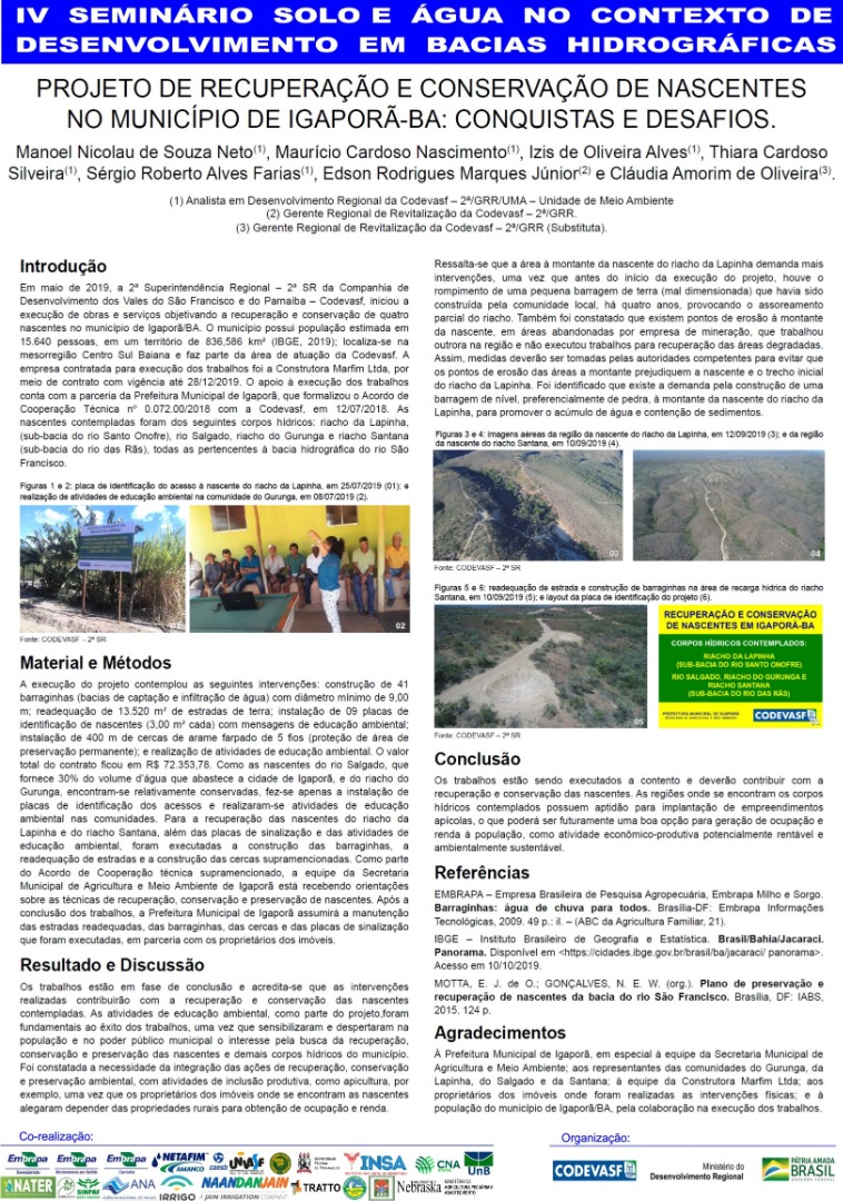 29 - Projeto de recuperação e conservação de nascentes no município de IgaporãBA conquistas e desafios.JPG