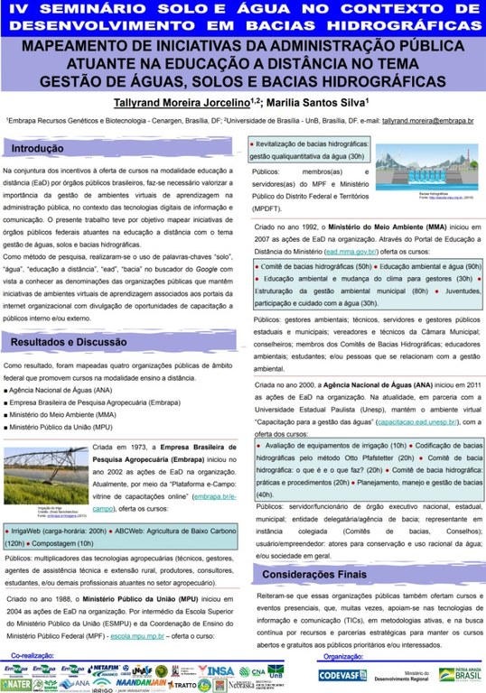 46 - Mapeamento de iniciativas da administração pública atuante na educação a distância no tema gestão de águas, solos e bacias hidrográficas.JPG