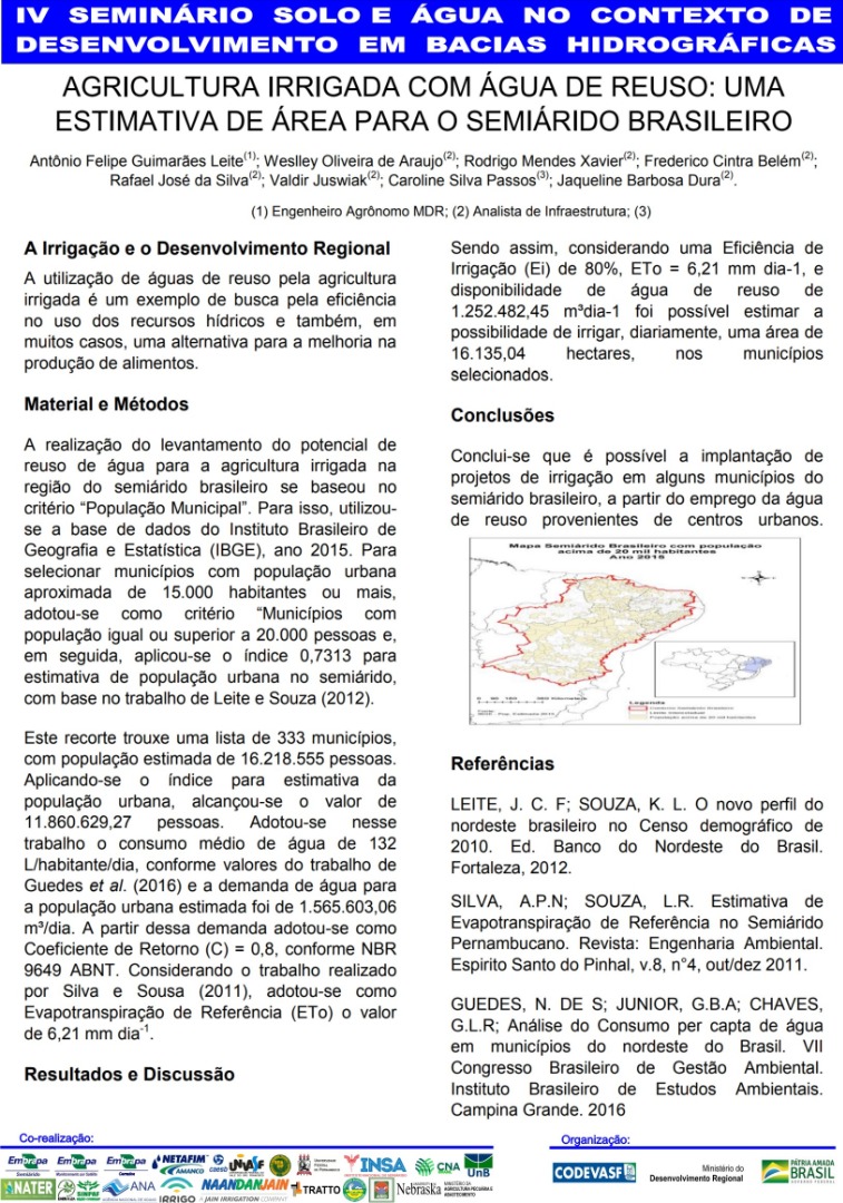 8 - Agricultura irrigada com água de reúso uma estimativa de área para o seminário brasileiro.JPG