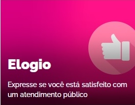 Elogio: Expresse se você está satisfeito com um atendimento público