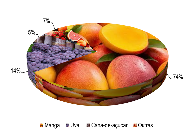 Gráfico 1 - Principais espécies cultivadas no projeto Maniçoba, de acordo com o VBP, no ano de 2023.png
