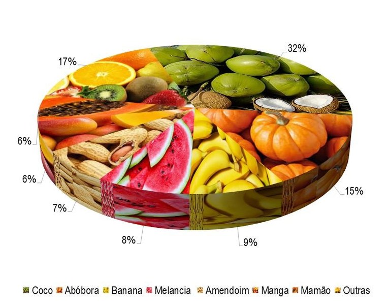 Gráfico 1 - Principais espécies cultivadas no projeto Icó-Mandantes, de acordo com o VBP, no ano de 2023.png Gráfico 1 - Principais espécies cultivadas no projeto Icó-Mandantes, de acordo com o VBP, no ano de 2023.png