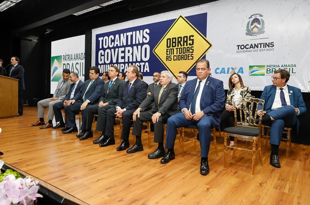 Cerimônia Alusiva à Visita do Presidente da República ao Estado do Tocantins. Foto: Isac Nóbrega/PR
