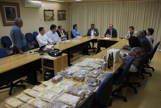 Reunião na sede da Codevasf, em Brasília (DF)