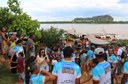 Codevasf lança 55 mil alevinos no rio São Francisco em Bom Jesus da Lapa (BA)
