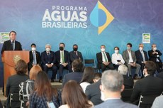 22/03/2021 Anúncio de Investimentos para o Programa Águas Brasileiras - Foto: Marcos Corrêa/PR