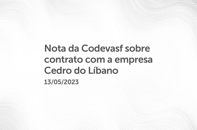 Nota, 13/05/2023