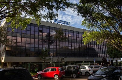 Fachada da Administração Central da Codevasf em Brasília