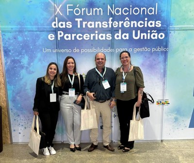 Analistas da Gerência de Planejamento Estratégico da Codevasf no X Fórum Nacional das Transferências e Parcerias da União