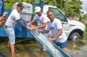 Peixamento da Codevasf no município de Neópolis (SE)