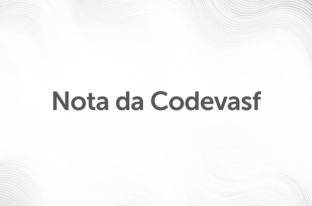 Nota da Codevasf