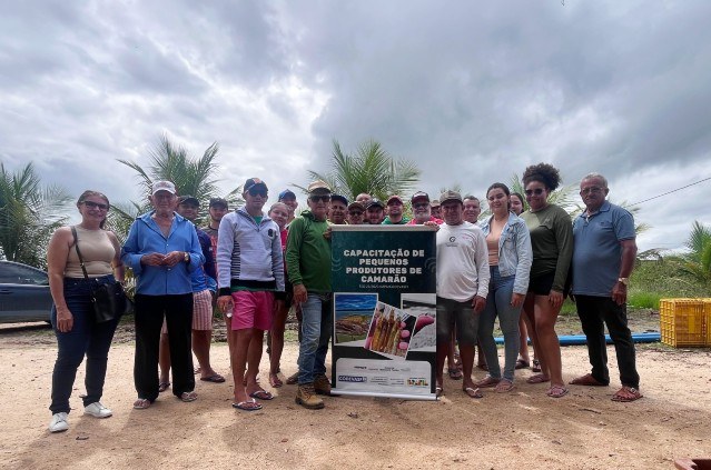 Capacitação de produtores de camarão no Ceará
